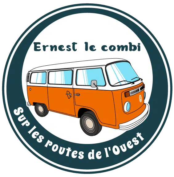 Logo Ernest le combi sur les routes de l'Ouest